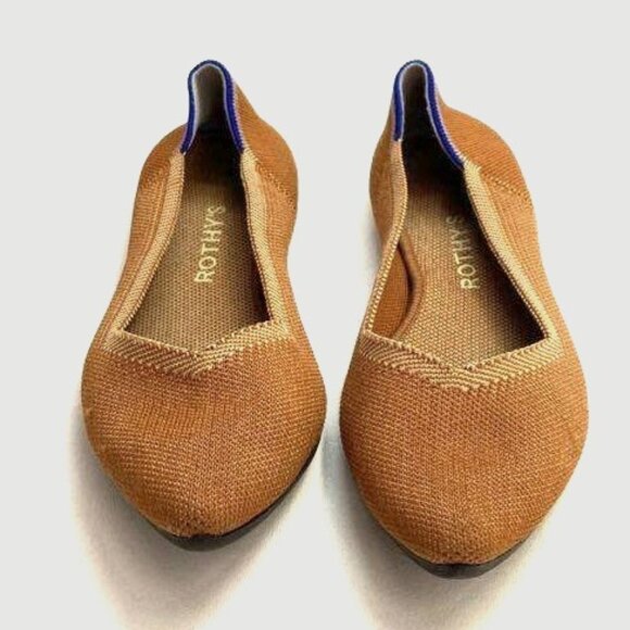 Rothy's Women's Tan Flats Mules - Picture 1 of 9